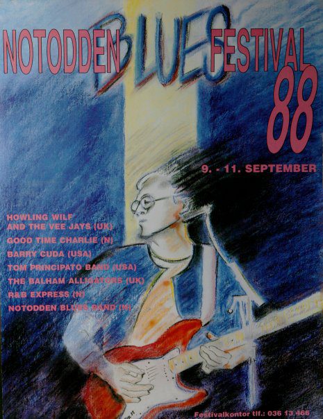 1st Notodden Blues Festival poster