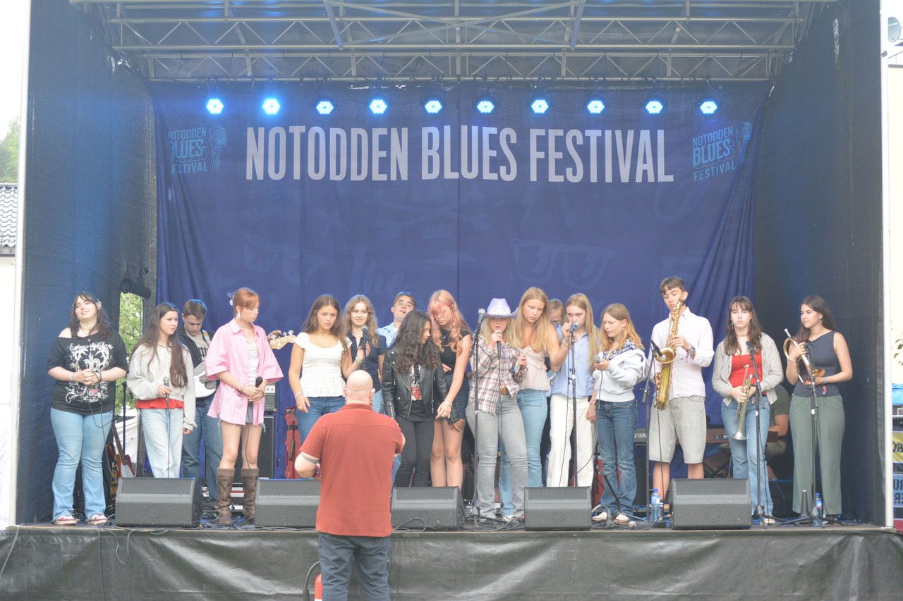 Little Steven’s Blues School sudents in Notodden 2025